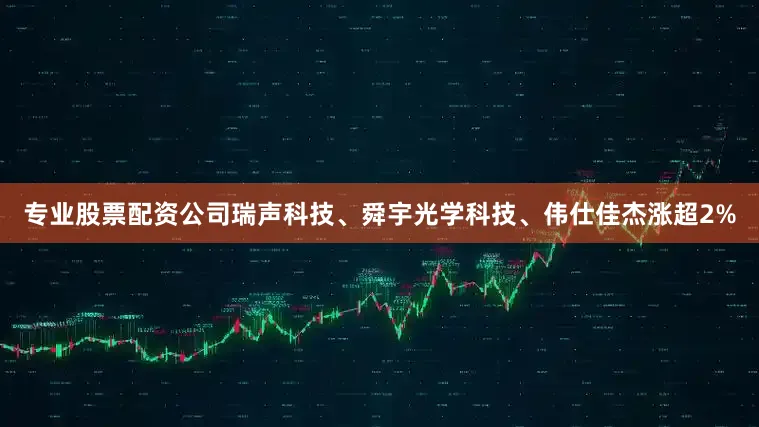 专业股票配资公司瑞声科技、舜宇光学科技、伟仕佳杰涨超2%
